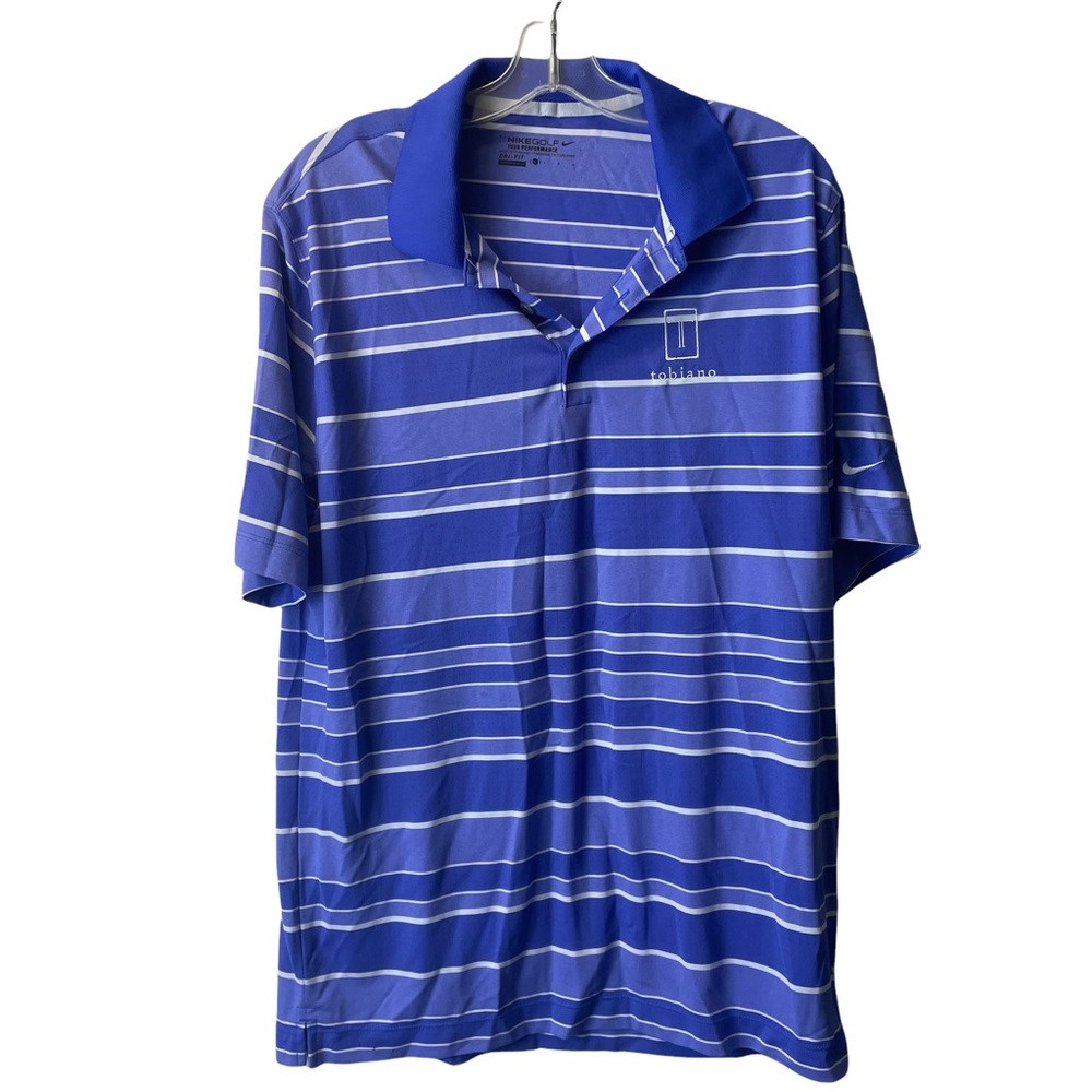 NIKE gold polo men’s large